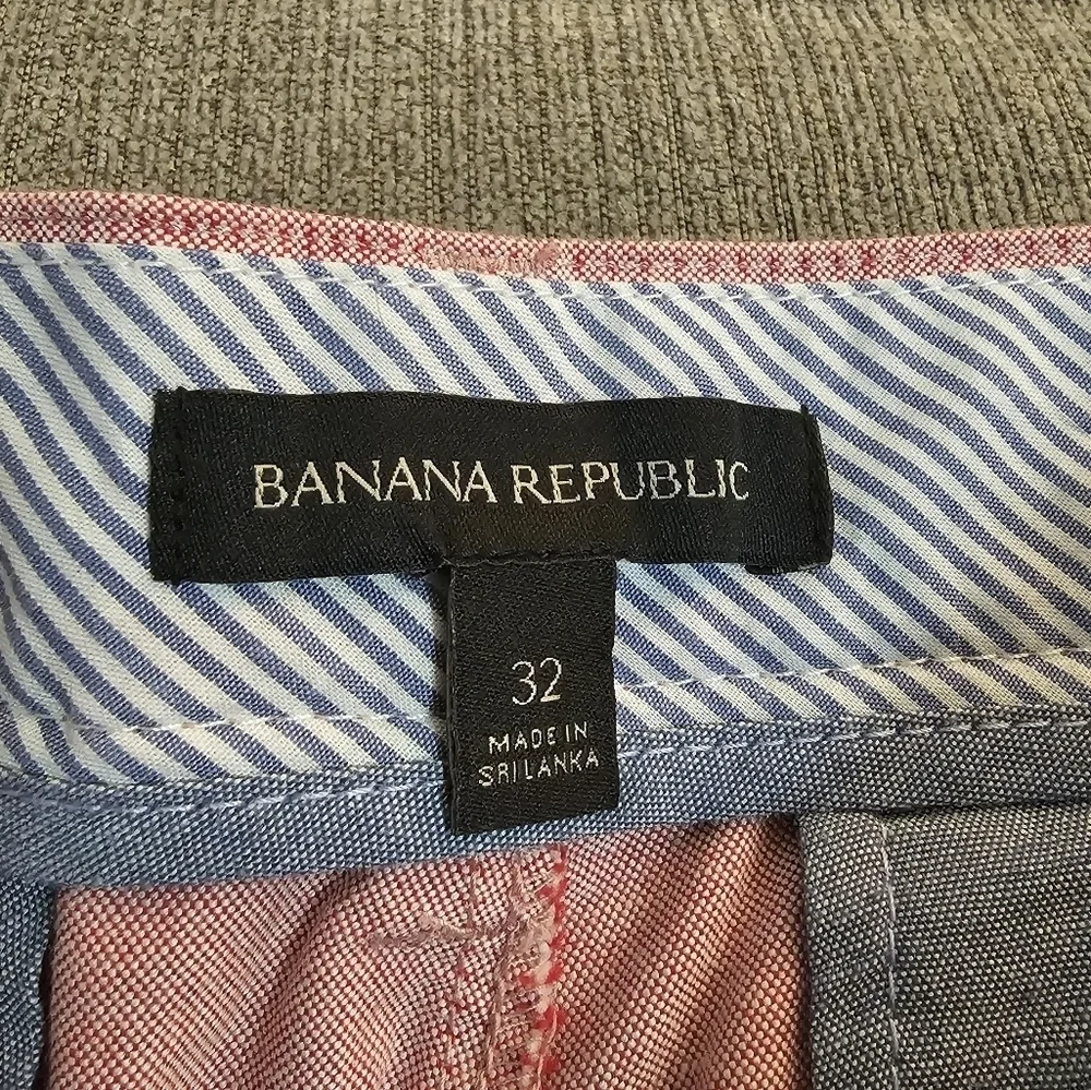 Banana Republic Original Oxford Light Pastel Pink Casual Shorts Size 32